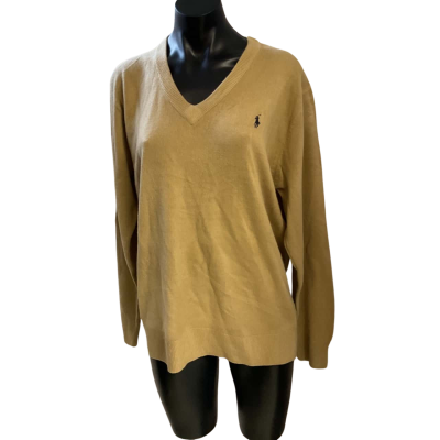Polo Ralph Lauren Mens  Size XXL Pullover Beige 