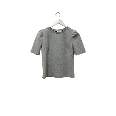Marcs Womens Short Sleeve Top 'dashed' Black  / White 