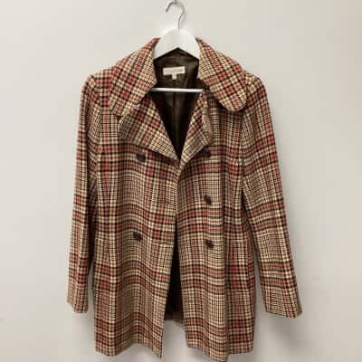 Jag Womens  Size 12 Winter Coat Multicoloured 