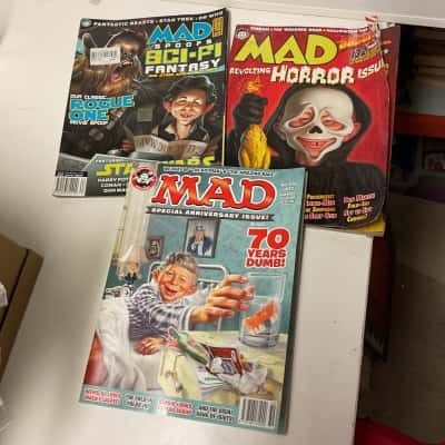 Mad magazines x3