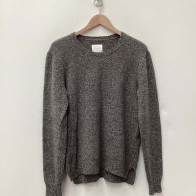 Nique Lambswool Blend Jumper Grey - Size XS