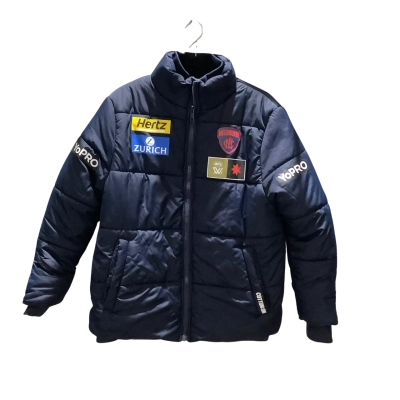 AFL Cotton On Womens  Size M Winter Jacket Navy Blue Melbourne Demons 
