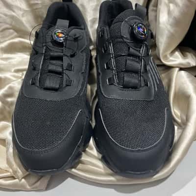 Steel toe Safety Trainers Mens  Size 15 Sneakers Black  
