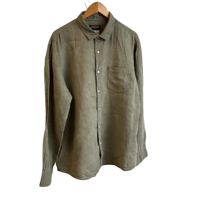 Country Road - Mens  Size XL Long Sleeve Shirt - Olive 