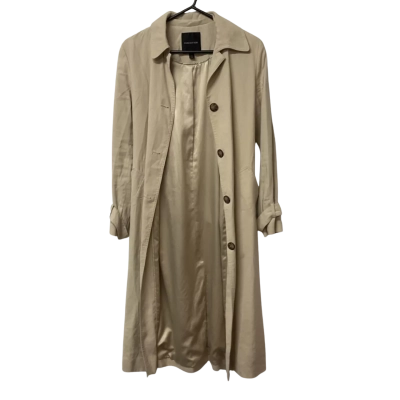 Womens Forever New Size 6 Beige Trench Coat 
