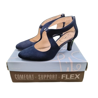  LifeStride Navy Blue Soft System Heels Size 7.5 US
