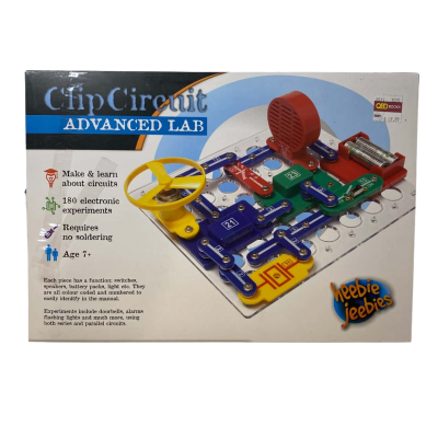 Heebie Jeebies Clip Circuit Advanced lab 180 Electronic Kids Experiments Kit 7yrs +