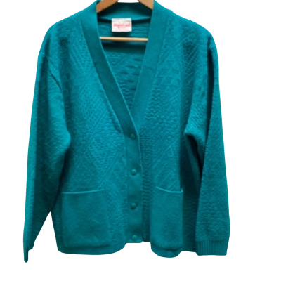  Barricade Ladies  Size 22 Retro Teal Cardigan