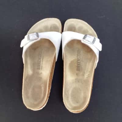 Birkenstock Slides  Size 38 White 