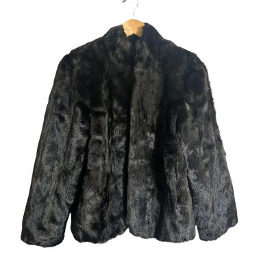  Womens  Size 12 Glamma Fur Coat  