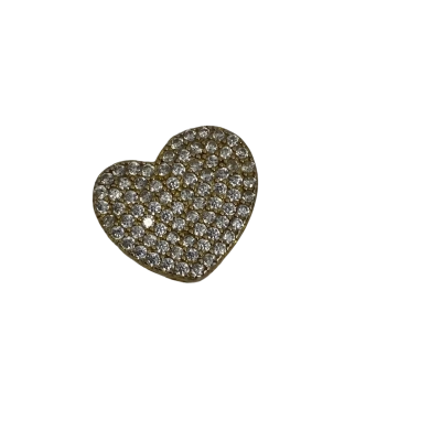 925 Marked Women's Uneven Heart Pendant 