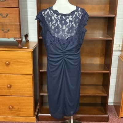 Eve Hunter Womens  Size 20 Cocktail Dress Blue 