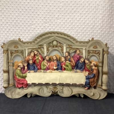 The Last Supper Statue Wall Hanging Sculpture/plaque
