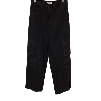  BNWT Bayse Womens Size 8 Black Cargo Pants  