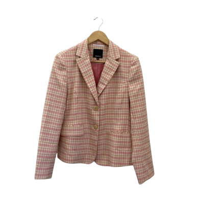 Marcs Womens  Size 12 Blazer Checked / Pink  