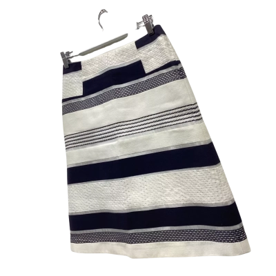 David Lawrence Textured Stripe A-Line Skirt Size 8 Aussie Label