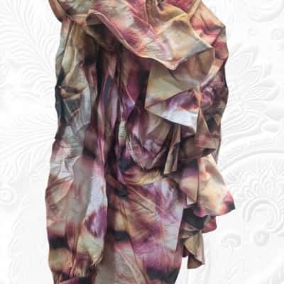 Decjuba Womens  Size 18 Long Sleeve Top Pattern 