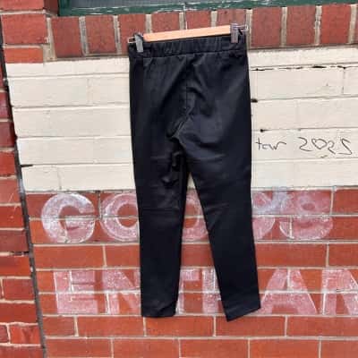 C&M Camilla and Marc Leather Leggings Size 6  