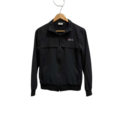 Fila Womens Size XS Black Bomber Jacket