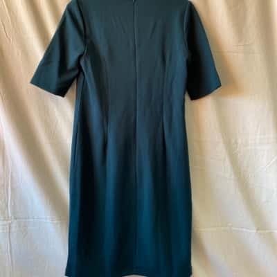 Liz Jordan Womens  Size 10 Plain Shift Dress Deep Teal 