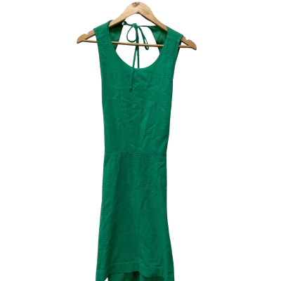 Ghanda Womens  Size L Casual Dress Green 