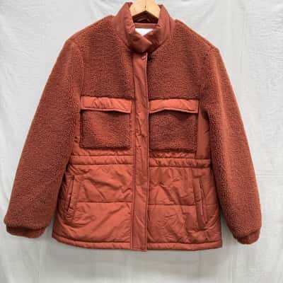 BNWT JEANSWEST Teddy Puffer Jacket Size 10