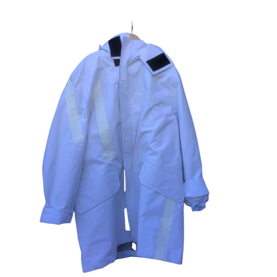 RAF SIMONS X TEMPLA Oversized Shell Ski Jacket Size S White 