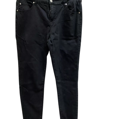 Foxwoods denim Womens  Size 16 Straight Leg Jeans Black  