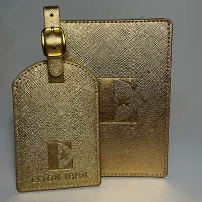 ELTON JOHN Farewell Tour PASSPORT HOLDER And LUGGAGE TAG