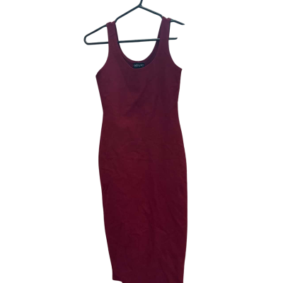 Showpo Womens  Size 10 Burgundy Dress 
