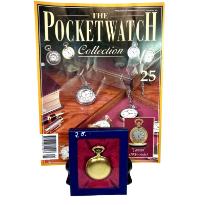 ‘Cancan’ (1900s-style) #25 Gold Hachette Pocket Watch