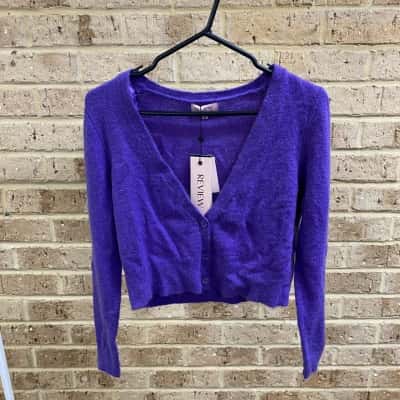  Review Womens ultra violet Cardigan Size 14  