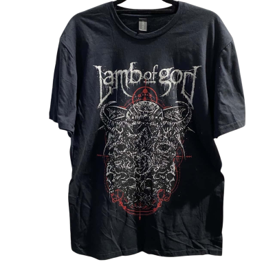 Lamb Of God ( Heavy Metal Band) Gildan  Mens  Size M Short Sleeve T-shirt Black  