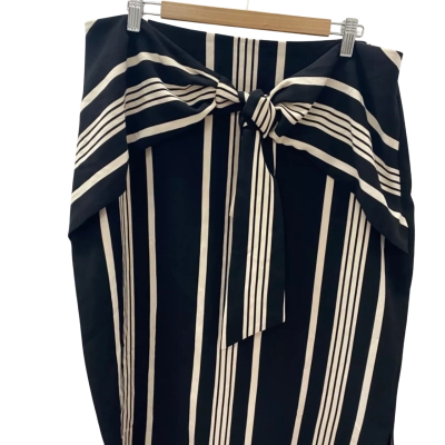 Veronica Maine Womens  Size 16 Black  / Striped / White 
