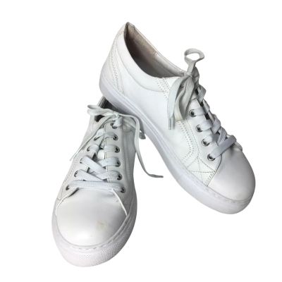  Arches Womens  Size 42 White 'Charleze' Leather Sneaker