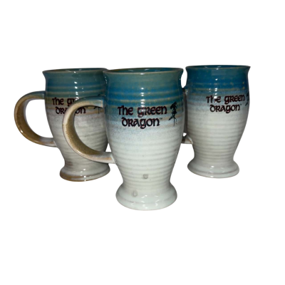 Set of 3 'The Green Dragon' Mugs
