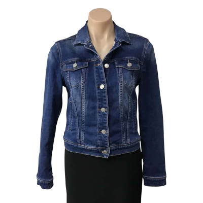 Just Jeans Womens Size 8 Blue Denim Jacket 