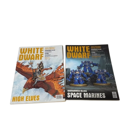 White Dwarf Space Marines & High Elves 2013 Issues 