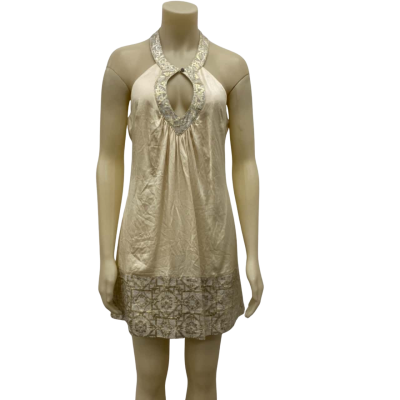 Seduce Womens  Size 12 Cocktail Dress / Party Dress Gold 