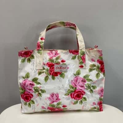 BNWOT Cath Kidston Womens PVC Coated Tote Bag Floral 