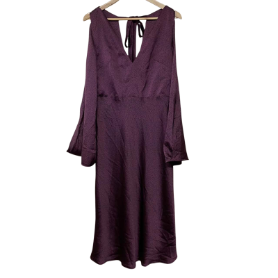 BY JOHNNY. Purple Midi Dress - Size 12