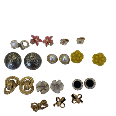 COSTUME - Assorted Womens CLIP Earrings  #46 