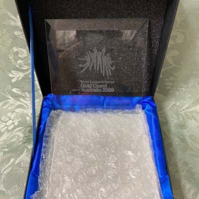 2009 Gold Coast World Transplant Games Glass Coasters