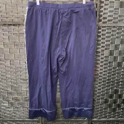 Peter Alexander Womens  Size XL Pyjama Bottoms Blue / Silver 