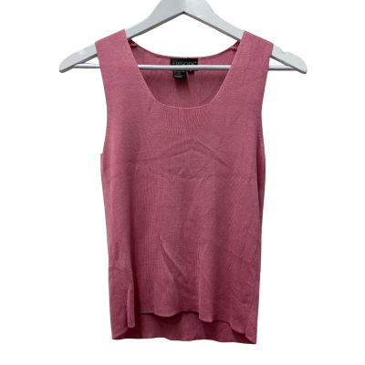 Episode Womens Size S Sleeveless Top Pink 100% Silk