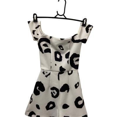 Kookai Womens  Size 36 Playsuit Black  / White 