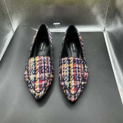 Nine West Womens  Size 7m Flats Multicoloured 