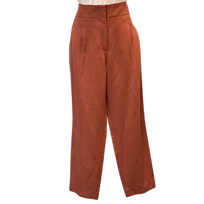 Witchery Womens Size 16 Straight Leg Pants Burnt Orange