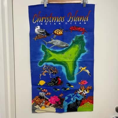 Decorative Tea Towel - Christmas Island