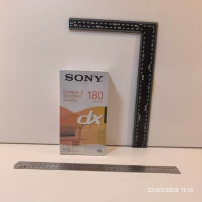 Sony Dx 180 Blank VHS Tapes As New Sealed 